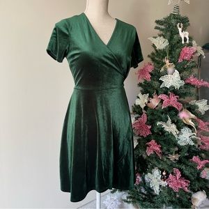 One clothing velvet dress